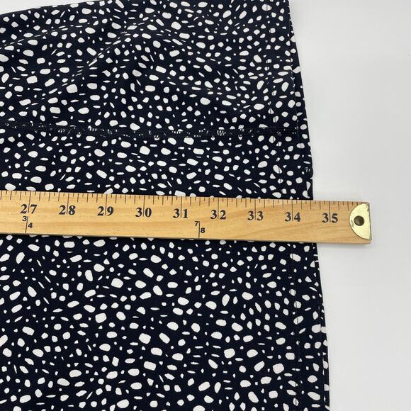TITLE NINE Dream Short Sleeve Dress Women Size S Soft Stretch Jersey Black White - Picture 9 of 9